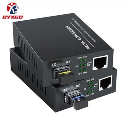 2g2e Port Gigabit Optical Fiber Media Converter